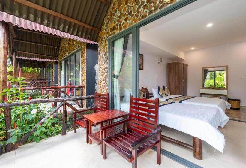 اتاق استاندارد سه تخته با چشم‌انداز باغ, Mai Phuong Resort Phu Quoc