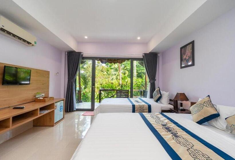 اتاق استاندارد سه تخته با چشم‌انداز باغ, Mai Phuong Resort Phu Quoc