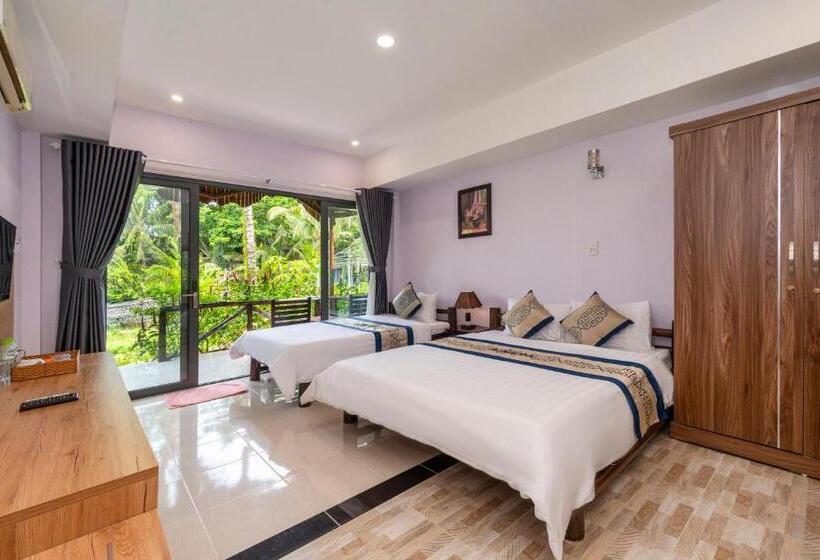اتاق استاندارد سه تخته با چشم‌انداز باغ, Mai Phuong Resort Phu Quoc