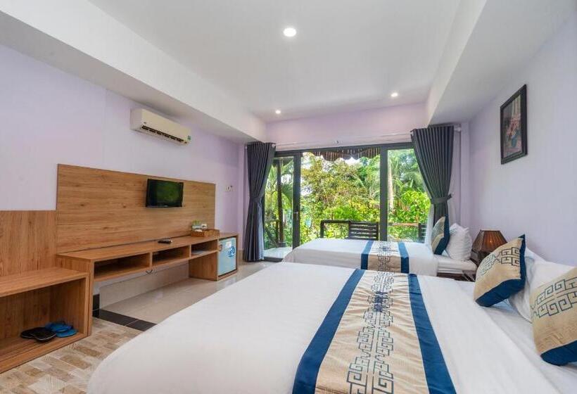 اتاق استاندارد سه تخته با چشم‌انداز باغ, Mai Phuong Resort Phu Quoc