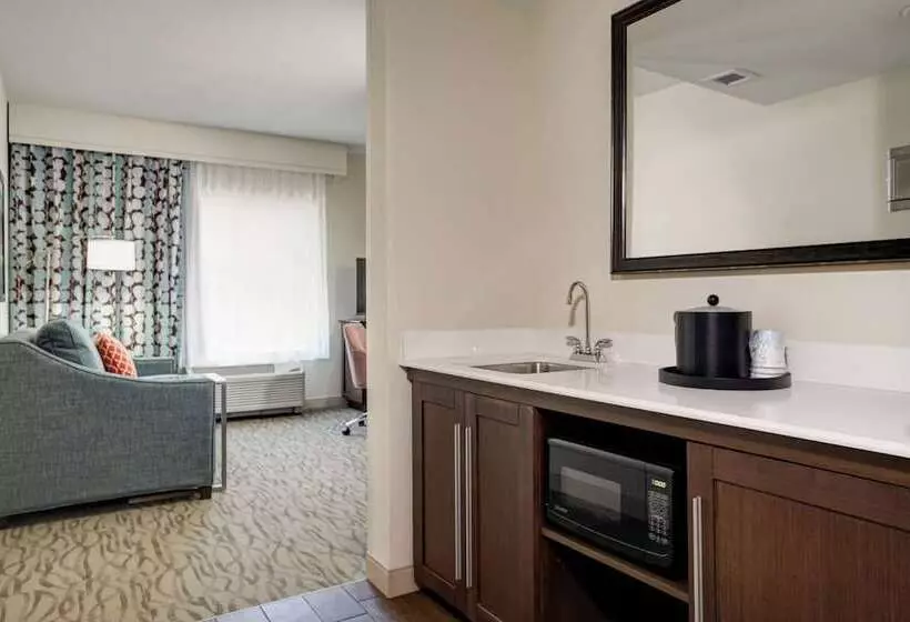 キングサイドベッドのスタンダードワンルーム, Hampton Inn & Suites Vero Beach Downtown
