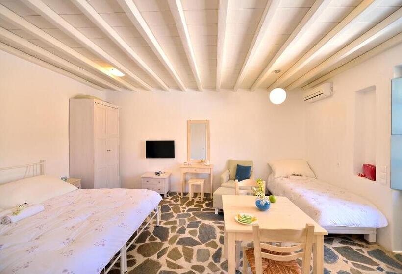 Chambre Quadruple Classique, Mykonos Pantheon