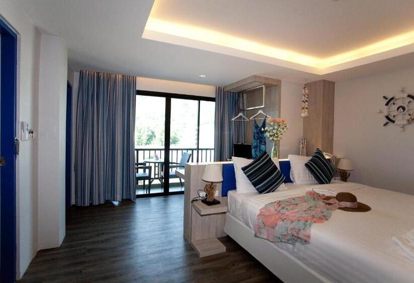 غرفة ديلوكس مزودة بشرفة, The Blue Pearl Kata