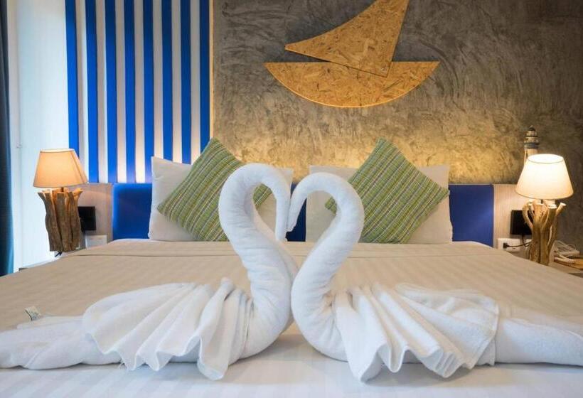 غرفة ديلوكس مزودة بشرفة, The Blue Pearl Kata