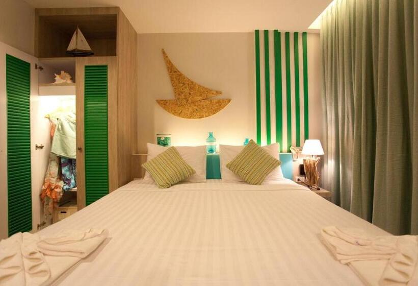 غرفة ديلوكس مزودة بشرفة, The Blue Pearl Kata