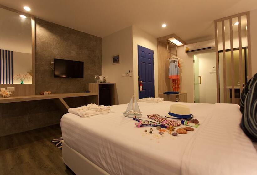 غرفة ديلوكس مزودة بشرفة, The Blue Pearl Kata