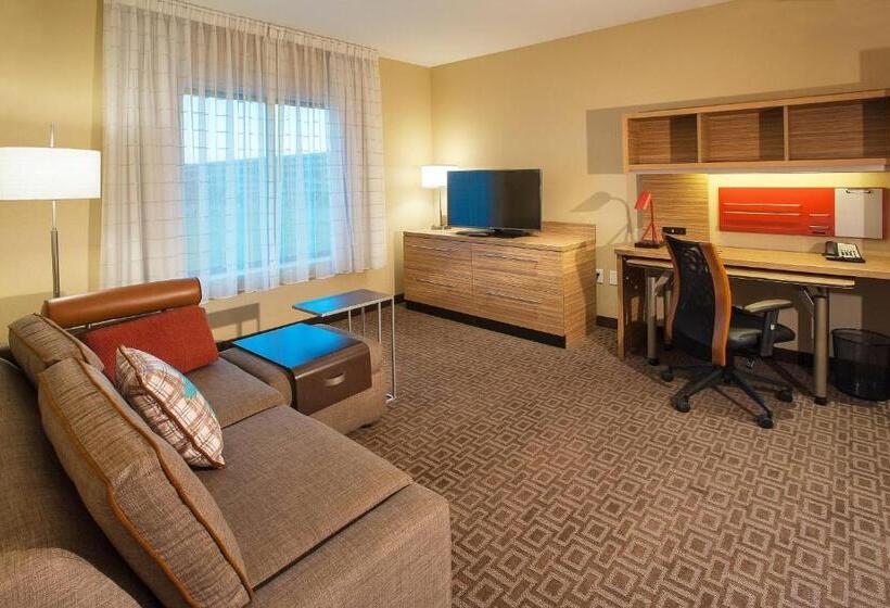 מיטת קינג בסוויטה, Towneplace Suites By Marriott Minneapolis Near Mall Of America