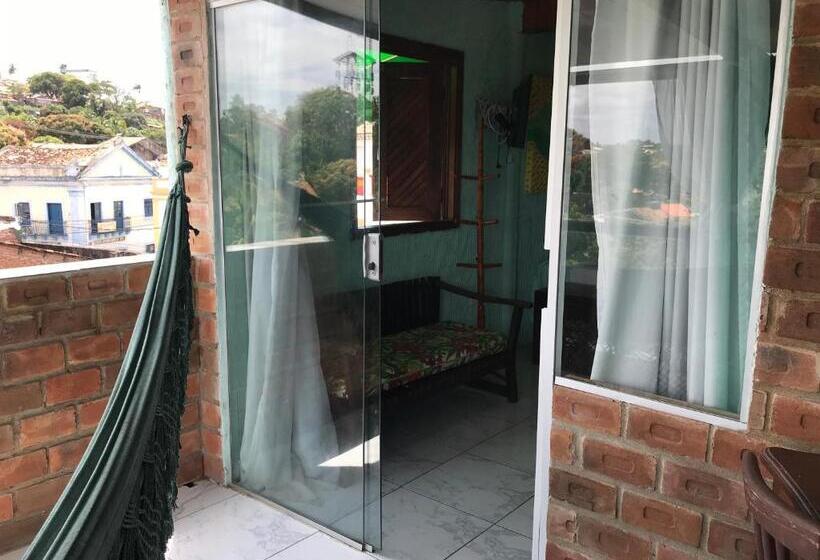 חדר סטנדרט לשלושה עם מרפסת, Pousada Alto Astral