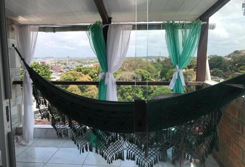 חדר סטנדרט לשלושה עם מרפסת, Pousada Alto Astral