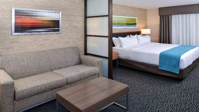 キングサイズベッドのスイートルーム, Holiday Inn Hotel & Suites Edmonton Airport Conference Centre, An Ihg
