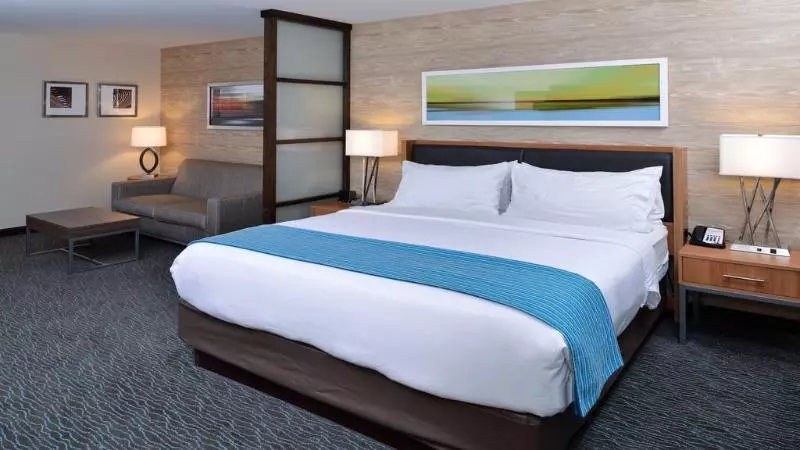 キングサイズベッドのスタンダードルーム, Holiday Inn Hotel & Suites Edmonton Airport Conference Centre, An Ihg