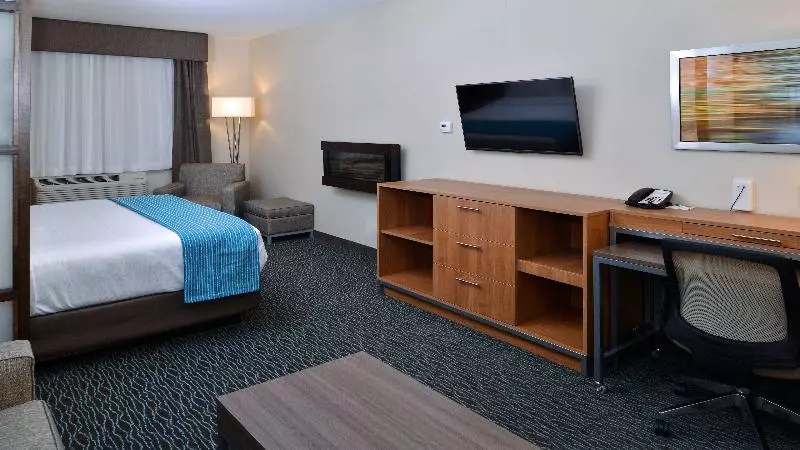 キングサイズベッドのスイートルーム, Holiday Inn Hotel & Suites Edmonton Airport Conference Centre, An Ihg