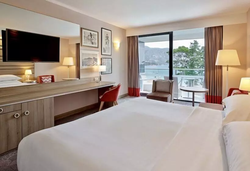 オーシャンビューデラックスルームバルコニー付き, Sheraton Dubrovnik Riviera