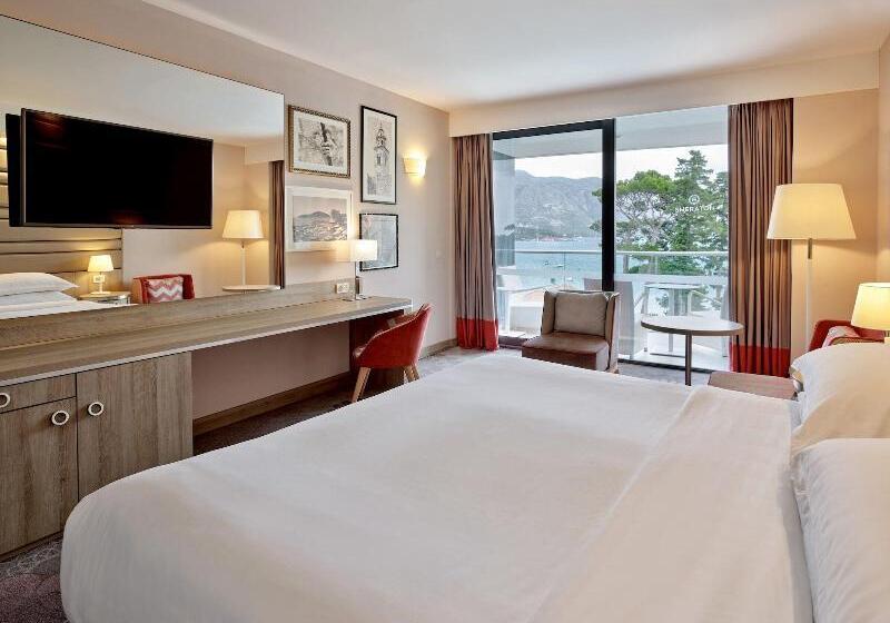 חדר דלוקס עם מרפסת נוף לים, Sheraton Dubrovnik Riviera