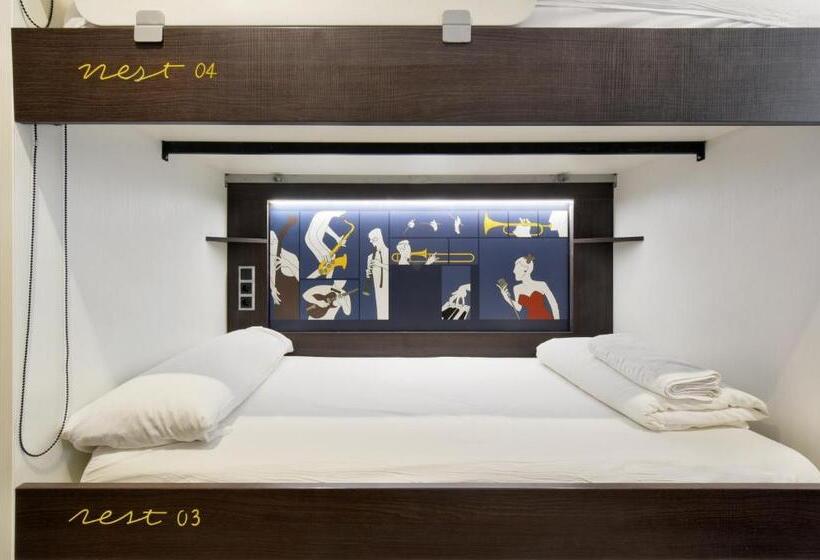 Habitación Cuádruple Estándar, Free Hostels Barcelona