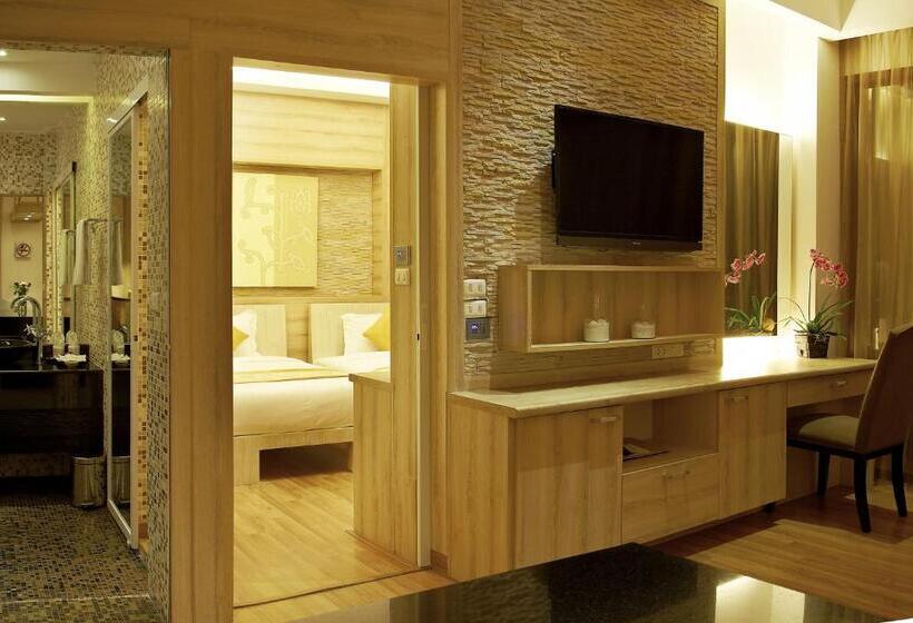 带按摩功能的小型套房, Dhevan Dara Beach Villa Kuiburi