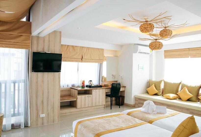 침실 2개 빌라, Dhevan Dara Beach Villa Kuiburi