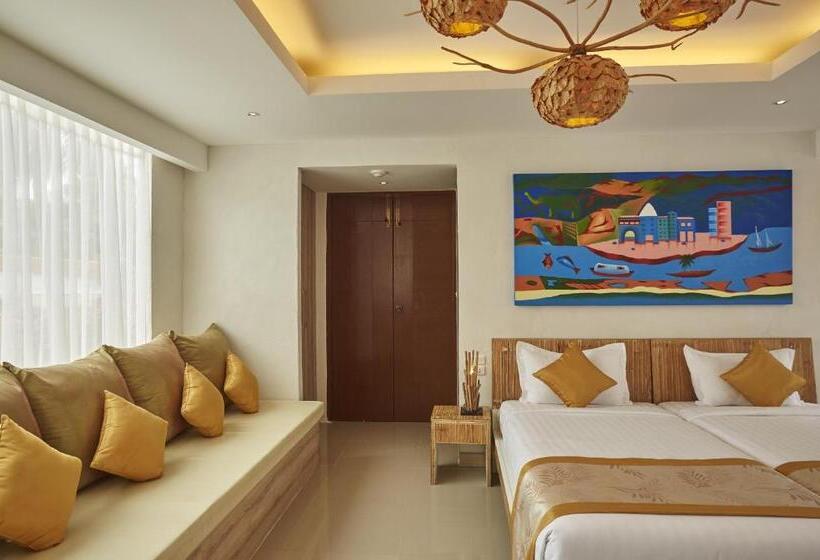 수영장이 있는 3베드룸 빌라, Dhevan Dara Beach Villa Kuiburi