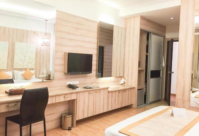 带2个卧室的套房, Dhevan Dara Beach Villa Kuiburi