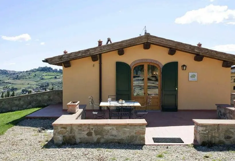 آپارتمان 1 خوابه با تراس, Agriturismo Panzanello