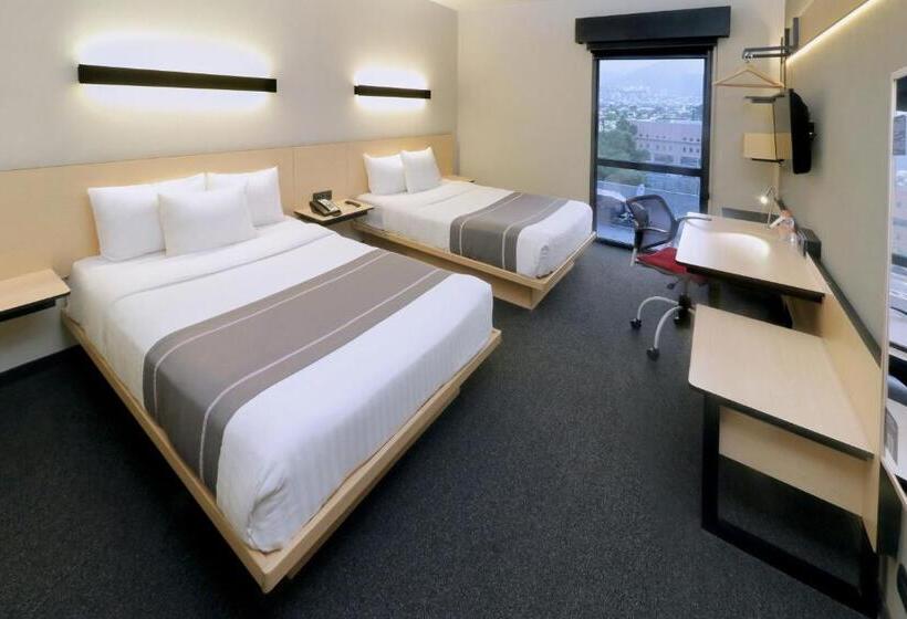 带2个双人床的标准工作室, City Express Plus By Marriott Monterrey Nuevo Sur