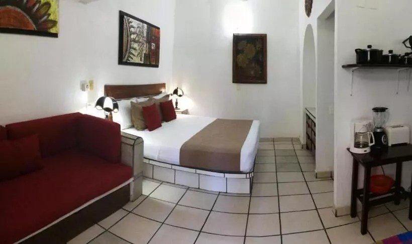 キングサイドベッドのスタンダードワンルーム, Hacienda De Melaque