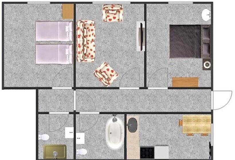 Апартаменты Deluxe 1 Спальня, Heywood Hall