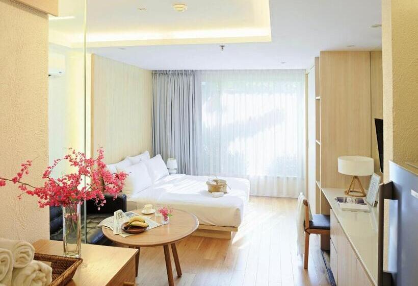 豪华工作室, Balcony Seaside Sriracha Hotel & Serviced Apartments