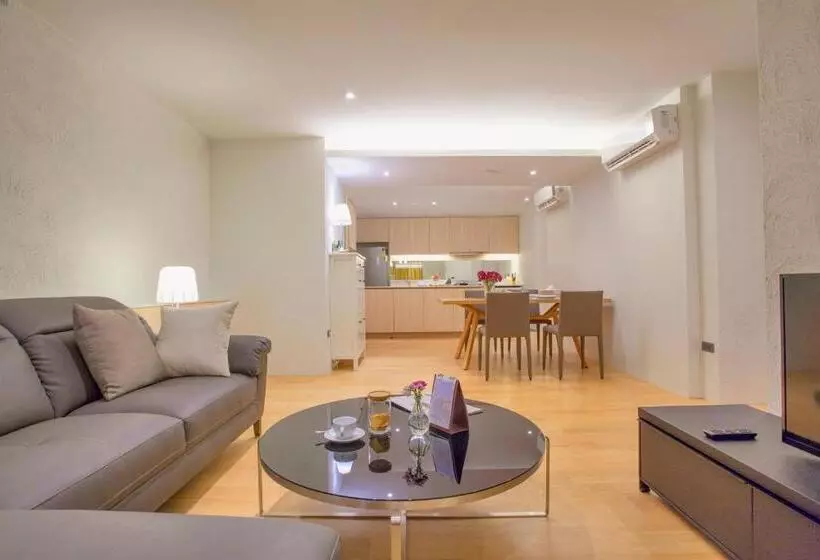 2ベッドスイートルーム, Balcony Seaside Sriracha Hotel & Serviced Apartments