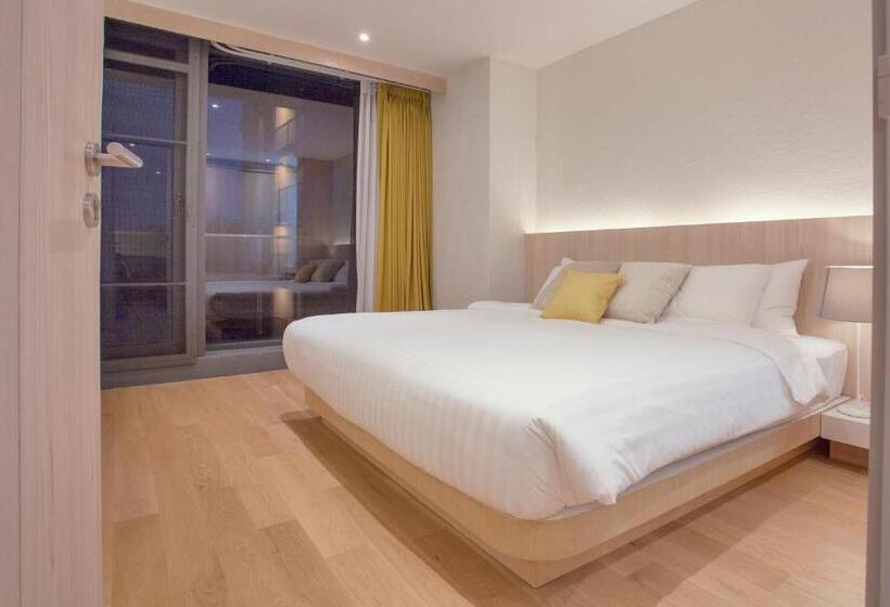 带2个卧室的套房, Balcony Seaside Sriracha Hotel & Serviced Apartments