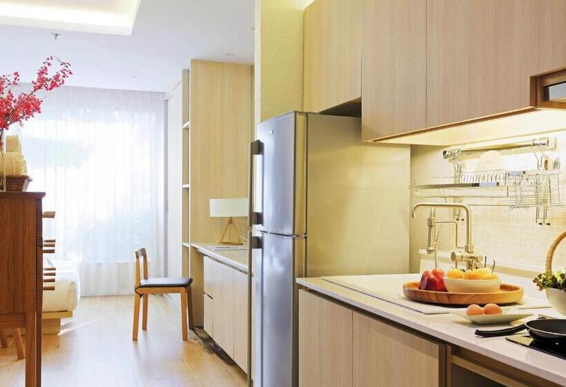 家庭工作室, Balcony Seaside Sriracha Hotel & Serviced Apartments