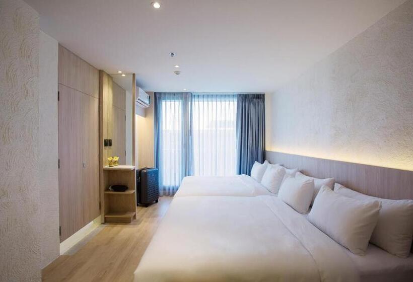 家庭工作室, Balcony Seaside Sriracha Hotel & Serviced Apartments