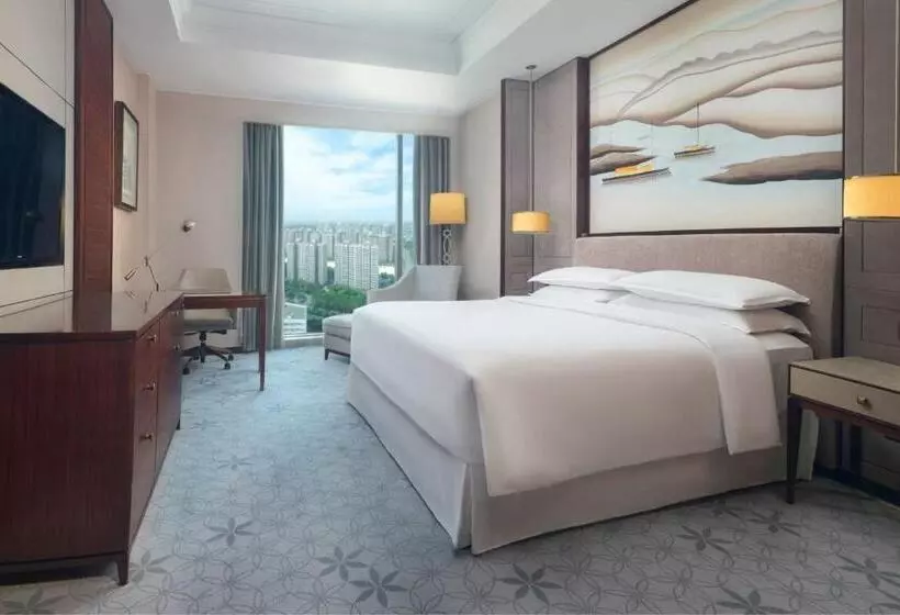 キングサイズベッドのクラブルーム, Sheraton Shanghai Jiading