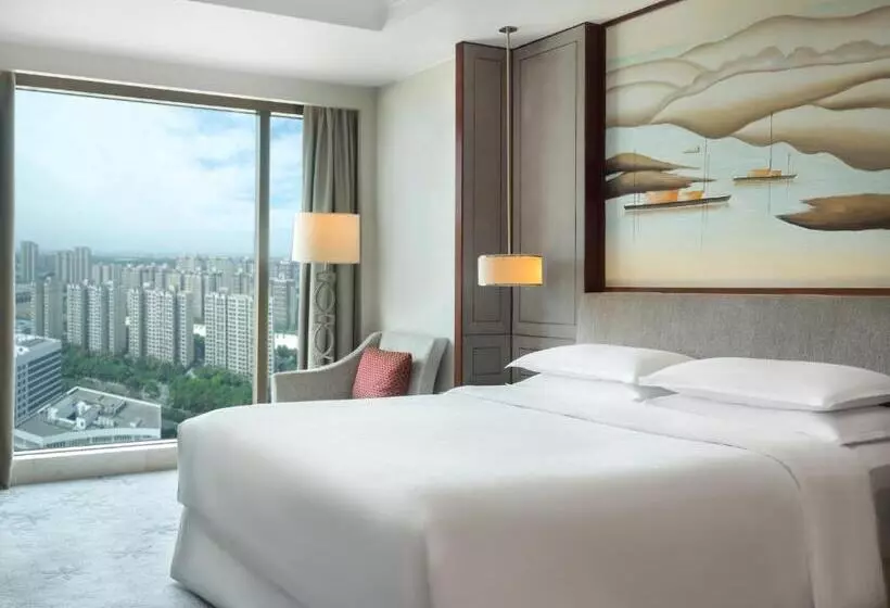キングサイズベッドのデラックスルーム, Sheraton Shanghai Jiading