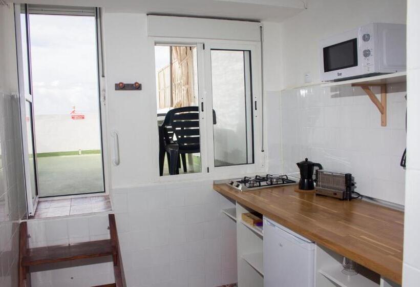 Апартаменты 1 Спальня с Террасой Вид на Море, Apartamentos Calypso