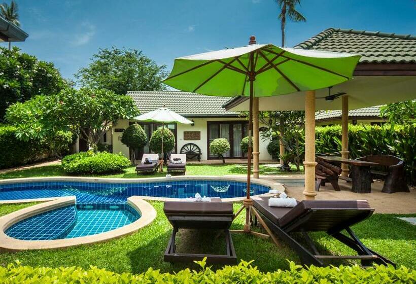 וילה דלוקס 3 חדרים, Idyllic Samui Beach Villa Resort