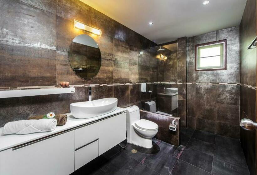 וילה דלוקס 3 חדרים, Idyllic Samui Beach Villa Resort