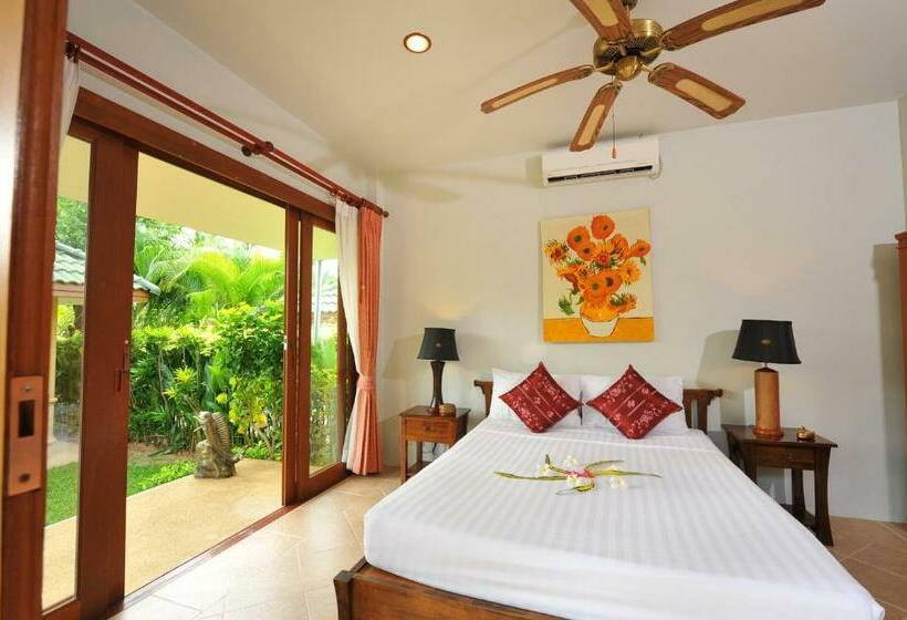 וילה דלוקס 3 חדרים, Idyllic Samui Beach Villa Resort