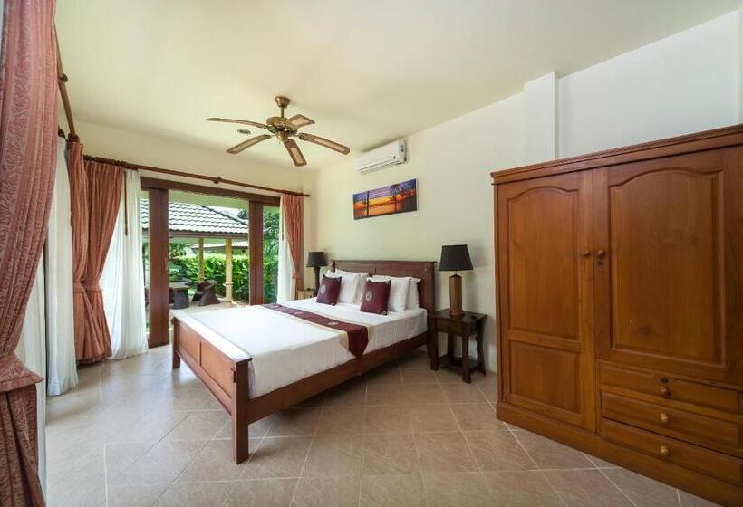 וילה דלוקס 3 חדרים, Idyllic Samui Beach Villa Resort