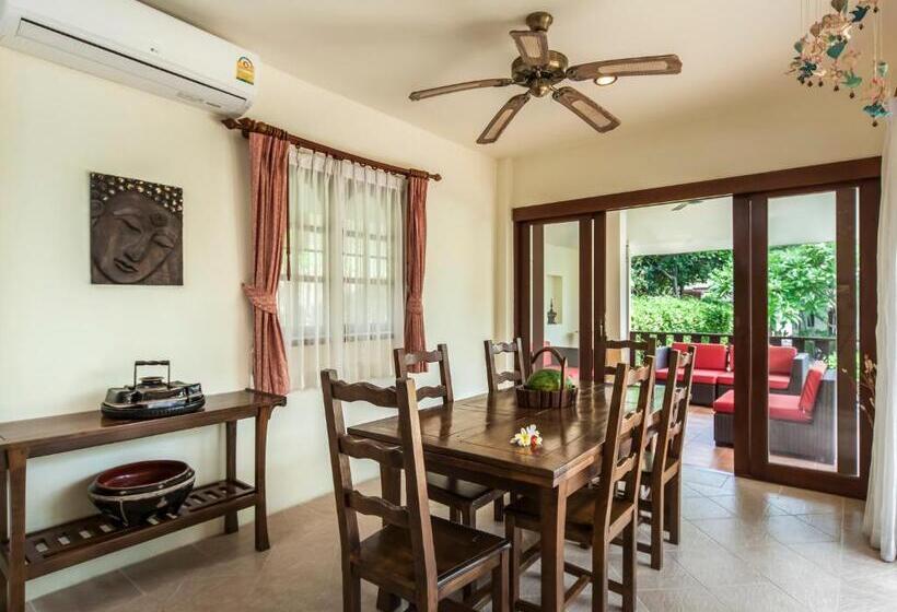 3 베드룸 디럭스 빌라, Idyllic Samui Beach Villa Resort