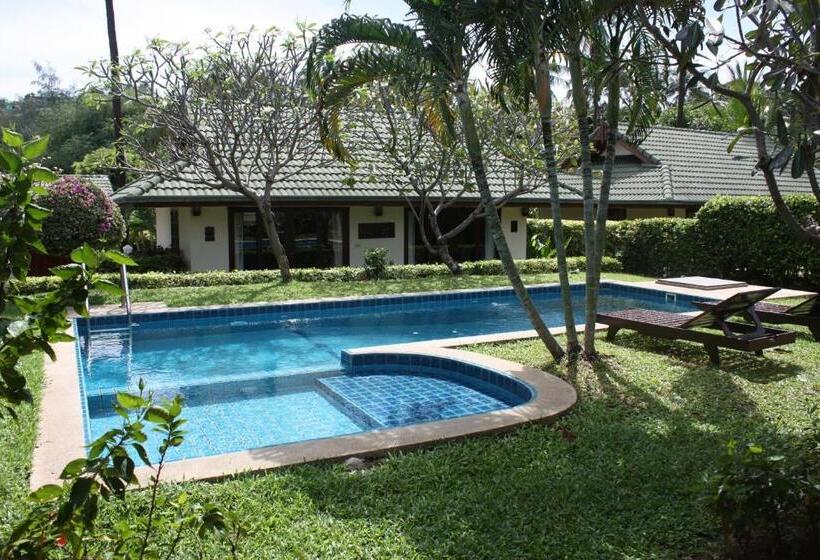 וילה עם 4 חדרי שינה, Idyllic Samui Beach Villa Resort