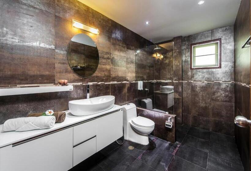 וילה עם 4 חדרי שינה, Idyllic Samui Beach Villa Resort