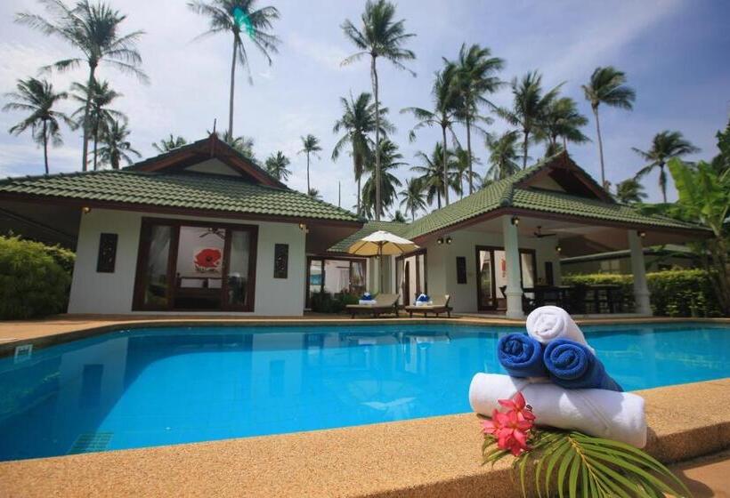침실 2개 빌라, Idyllic Samui Beach Villa Resort