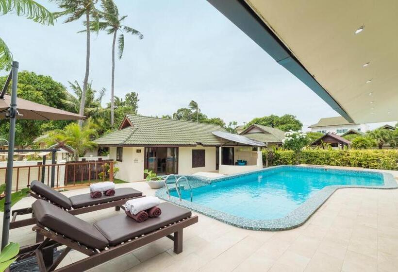 וילה בת 2 חדרי שינה, Idyllic Samui Beach Villa Resort