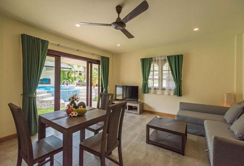 וילה בת 2 חדרי שינה, Idyllic Samui Beach Villa Resort