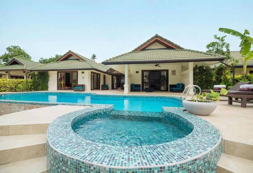 침실 2개 빌라, Idyllic Samui Beach Villa Resort