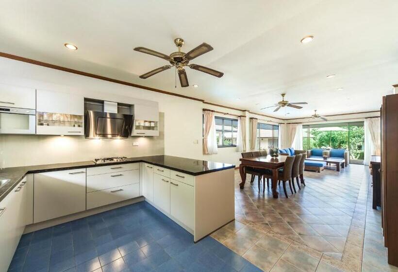 וילה עם 4 חדרי שינה, Idyllic Samui Beach Villa Resort