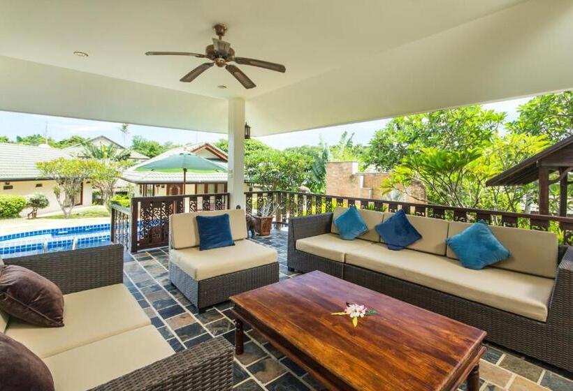 וילה דלוקס חדר שינה 1, Idyllic Samui Beach Villa Resort