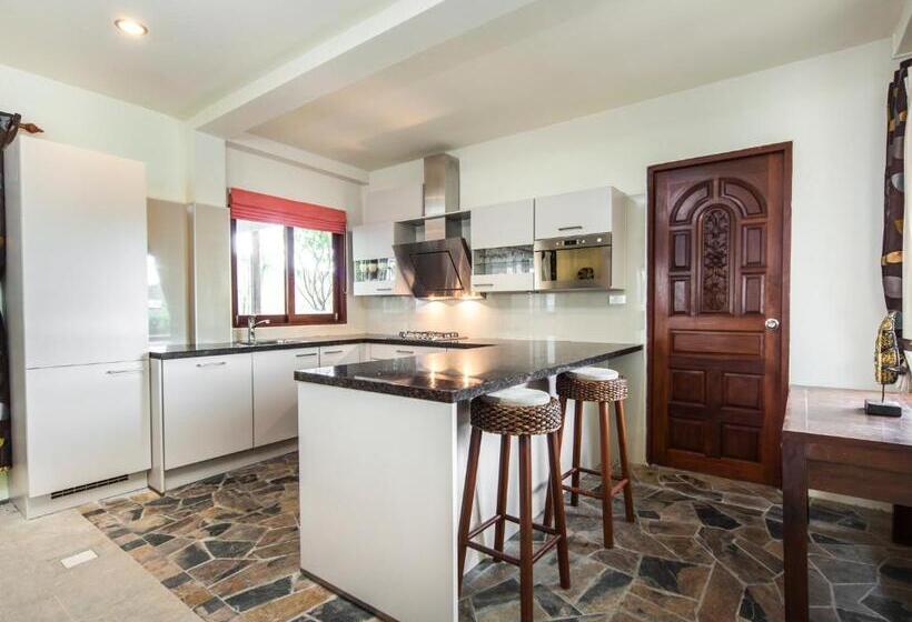 침실 1개 디럭스 빌라, Idyllic Samui Beach Villa Resort