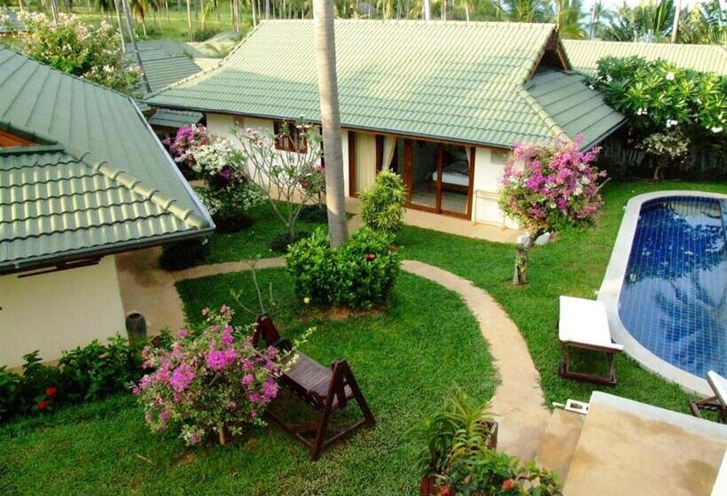 וילה דלוקס חדר שינה 1, Idyllic Samui Beach Villa Resort
